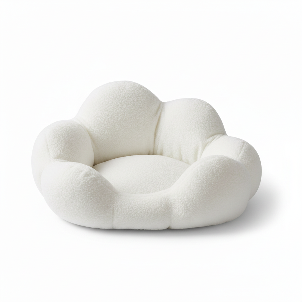 Cloud Cuddle Pet Bed - Interior Cushion Top View